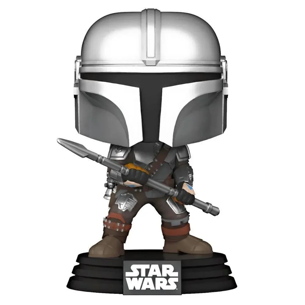 Funko Pop! Star Wars the Mandalorian with Beskar Staff limited edition NIB